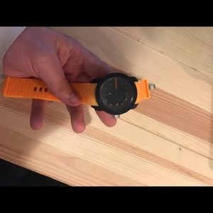 Orange diesel watch